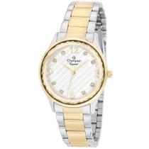 Relógio CHAMPION crystal feminino analógico bicolor CN25583B Relógio CHAMPION crystal feminino analógico bicolor CN25583B
