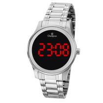 Relógio Champion Digital Led Redondo Tamanho Médio prata Relógio Champion Digital Led Redondo Tamanho Médio prata