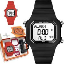 Relógio Champion Digital Yot Troca Pulseira Preto Original Relógio Champion Digital Yot Troca Pulseira Preto Original