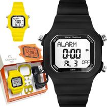 Relógio Champion Digital Yot Troca Pulseira Preto Original Relógio Champion Digital Yot Troca Pulseira Preto Original