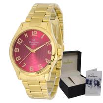 Relógio Champion Dourado de Pulso Feminino Resistente Relógio Champion Dourado de Pulso Feminino Resistente