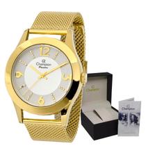 Relógio Champion Dourado Original Resistente Prova D'agua Relógio Champion Dourado Original Resistente Prova D'agua