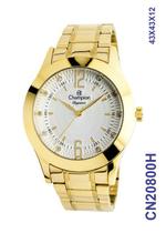 Relógio Champion Elegance CN20800H Pulseira Aço Dourado