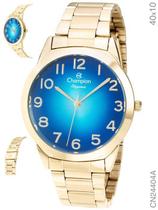 Relógio Champion Elegance CN24404A Pulseira Aço Dourado
