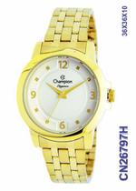 Relógio Champion Elegance CN26797H Quartz de aço Dourado