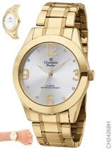 Relógio Champion Elegance Feminino CH24268H Quartz Dourado