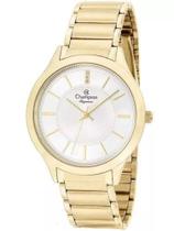 Relógio Champion Elegance Feminino Cn25645h Dourado