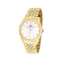 Relógio Champion Elegance Feminino Dourado Cn25298h