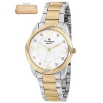 Relógio Champion Elegance Prata Dourado Feminino CN25734S