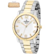 Relógio Champion Elegance Prata e Dourado Feminino CN25181BA