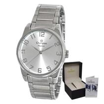 Relogio Champion Elegance Unissex Prova D'agua Prateado