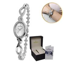 Relógio Champion Feminino Aço Analógico 30 m Cristal Mineral