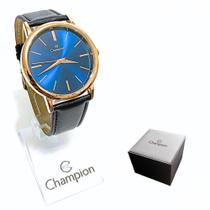 Relógio Champion Feminino Analógico Couro Rosê CN20711A