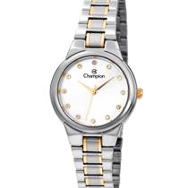 Relógio CHAMPION feminino analógico prata dourado CH24946Q