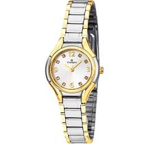 Relógio CHAMPION feminino analógico prata dourado misto CH24964S