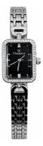 Relógio Champion Feminino Cf25894t Prata Retangular Preto Prateado Pedras Zirconias Brancas Preto
