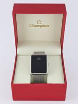 Relógio Champion Feminino CH40080T Digital Espelhado Prata Moderno e Sofisticado