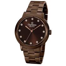 Relógio Champion Feminino Cn29874r Fashion Chocolate 42mm