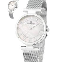 Relógio Champion Feminino cor Prata CF24671Q QTZ Original Relógio Champion Feminino cor Prata CF24671Q QTZ Original