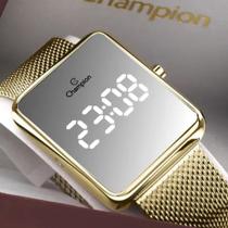 Relógio Champion Feminino Digital CH40080B Dourado