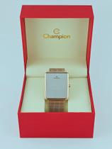 Relógio Champion Feminino Digital CH40080Z Quadrado Rose Espelhado Moderno e Elegante