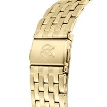 Relogio champion feminino digital dourado led ch40008v