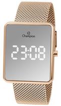 Relógio CHAMPION feminino digital espelhado rosê CH40080Z
