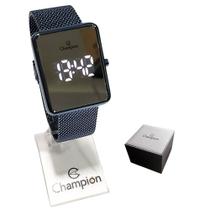 Relógio Champion Feminino Digital Led Azul CH40080N