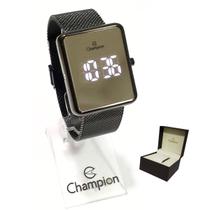 Relógio Champion Feminino Digital Led Preto CH40080K