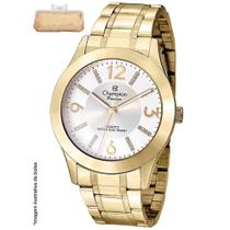 Relógio Champion Feminino Dourado 42mm + Estojo