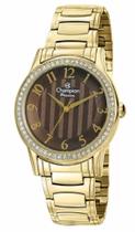 Relógio Champion Feminino Dourado 50 Metros Ch24740r Relógio Champion Feminino Dourado 50 Metros Ch24740r