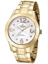 Relógio Champion Feminino Dourado Cn29178B Relógio Champion Feminino Dourado Cn29178B
