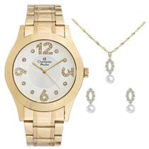 Relógio Champion Feminino Dourado - CN29178B