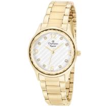 Relógio Champion Feminino Dourado - Crystal - CN25583H