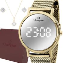 Relógio Champion Feminino Dourado Digital Led Garantia 1 Ano