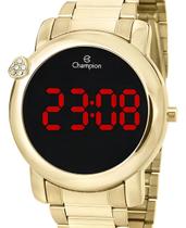 Relógio Champion Feminino Dourado Digital Led