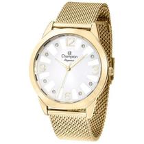 Relógio Champion Feminino Dourado - Elegance - Cn20873H