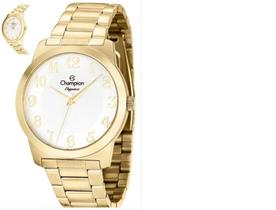 Relógio Champion Feminino Dourado Elegance CN26386H