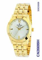 Relógio Champion Feminino Dourado Elegance CN26699H