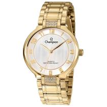 Relógio Champion Feminino Dourado fashion WR Cn29552h