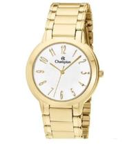 Relógio Champion Feminino - Dourado Fundo Branco E Numerais