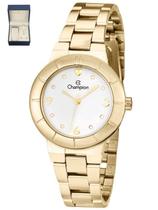 Relógio Champion Feminino Dourado Kit Semi Joia CH26855W