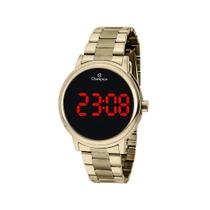 Relógio Champion Feminino Dourado Led CH40115H