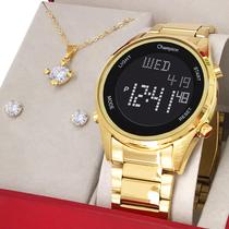Relógio Champion Feminino Dourado Original 1 ano de garantia