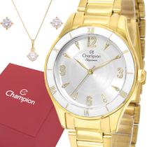 Relógio Champion Feminino Dourado Original Garantia Luxo