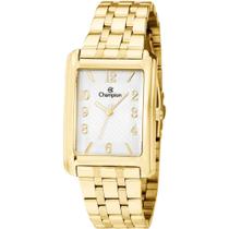 Relógio CHAMPION feminino dourado retangular CN20373H Relógio CHAMPION feminino dourado retangular CN20373H