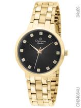Relógio Champion Feminino Elegance CN24084U Dourado