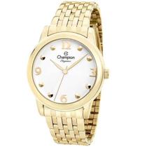 Relógio Champion Feminino Elegance Dourado Brilho CN26813M