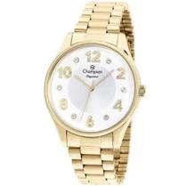 Relógio Champion Feminino Kit Semi Joia Cn24002W Dourado