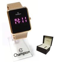 Relógio Champion Feminino Led Digital Rosé CH40080H